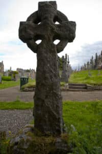 Celtic Cross Tombstone Scotland
