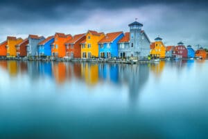 The Netherlands houses on Sea